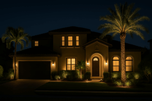 landscape lighting in Fort Myers