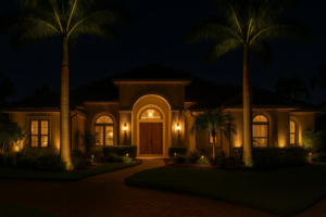 landscape lighting in Estero
