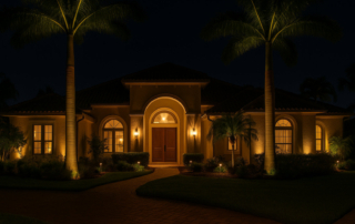 landscape lighting in Estero